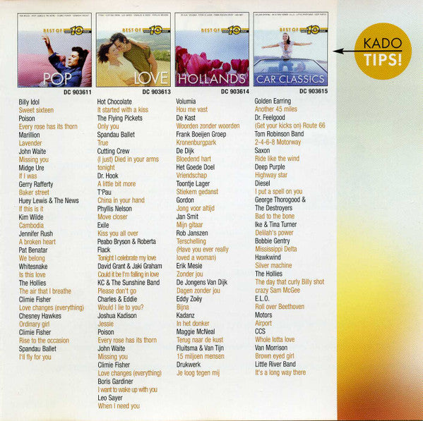 Various : Best Of Radio 10 Gold - Disco (CD, Comp)