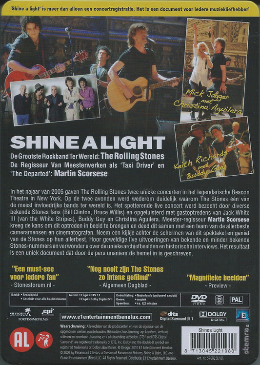 The Rolling Stones / Martin Scorsese : Shine A Light (DVD-V, Ltd, Multichannel, PAL)