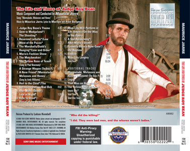 Maurice Jarre : The Life And Times Of Judge Roy Bean (CD, Album)