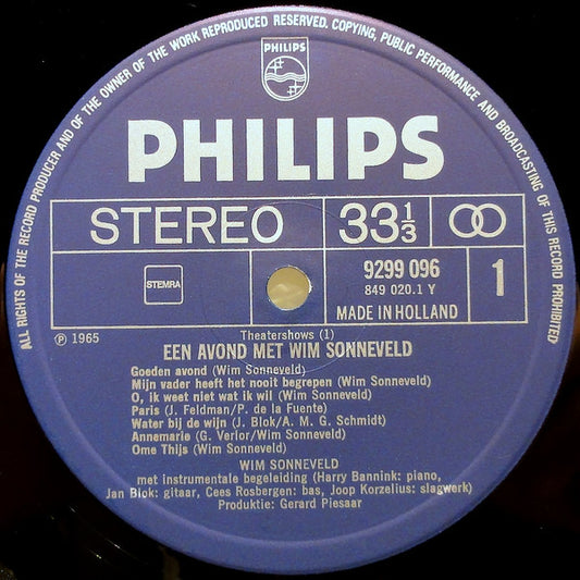 Wim Sonneveld : Wim Sonneveld - Complete Discografie (11xLP, Comp + Box)