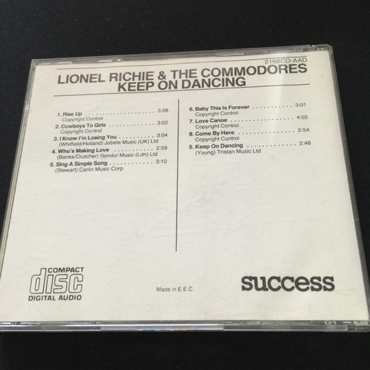 Lionel Richie & Commodores : Keep On Dancing (CD, Album)