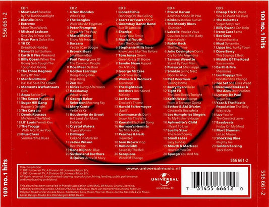 Various : 100 No. 1 Hits (5xCD, Comp)