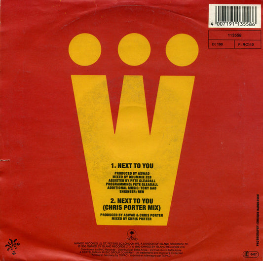 Aswad : Next To You (7", Single)