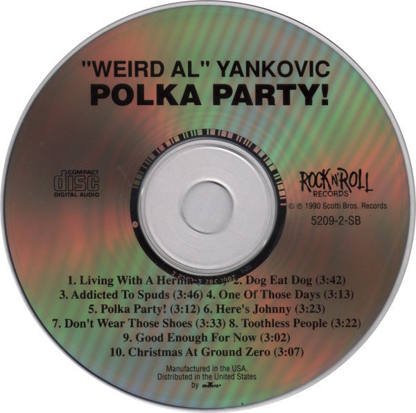 "Weird Al" Yankovic : Polka Party! (CD, Album)