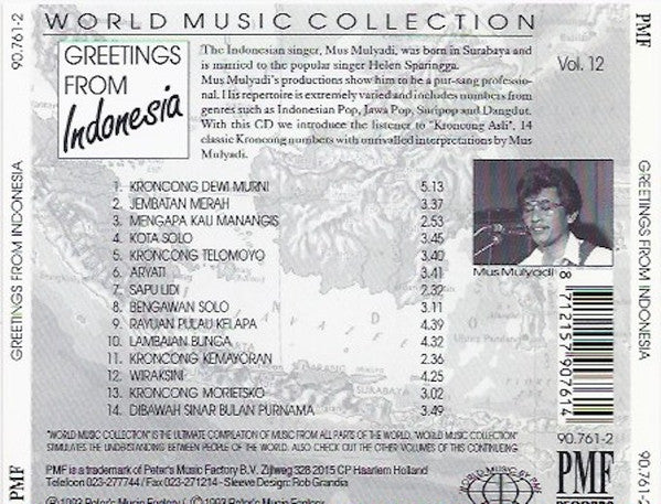 Mus Mulyadi : Greetings From Indonesia (CD, Comp)