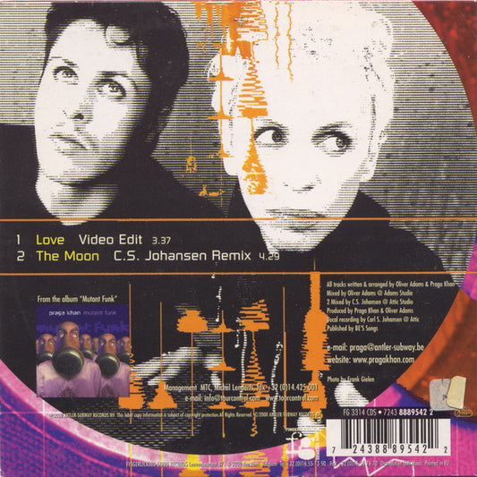 Praga Khan : Love (CD, Single)