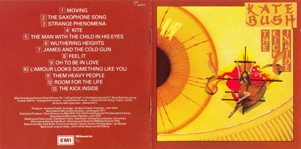 Kate Bush : The Kick Inside (CD, Album, RE)