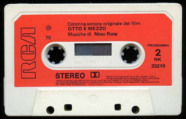 Nino Rota : Otto E Mezzo (Colonna Sonora Originale Del Film) (Cass, Album, Dol)