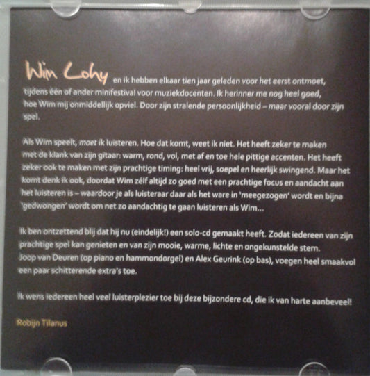 Wim Lohy : Gambar (CD, Mal)
