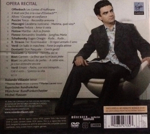 Rolando Villazón, Michel Plasson, Münchner Rundfunkorchester : Opera Recital (CD, Album)