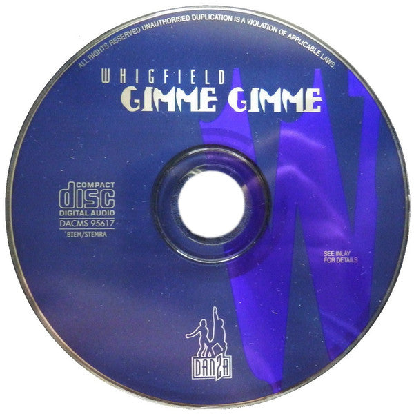 Whigfield : Gimme Gimme (CD, Maxi)