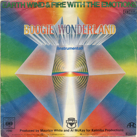 Earth, Wind & Fire With The Emotions : Boogie Wonderland (7", Single, CBS)