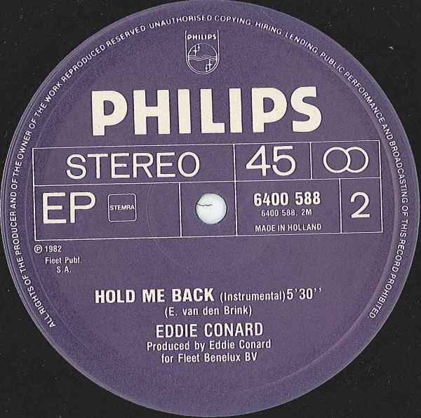 Eddie Conard : Hold Me Back (12", EP)