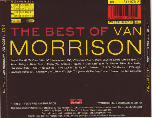 Van Morrison : The Best Of Van Morrison (CD, Comp, RP, PMD)