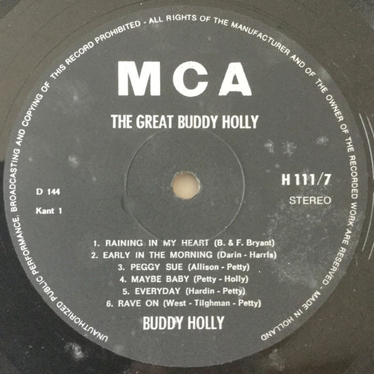 Buddy Holly : The Great Buddy Holly (LP, Comp, box)