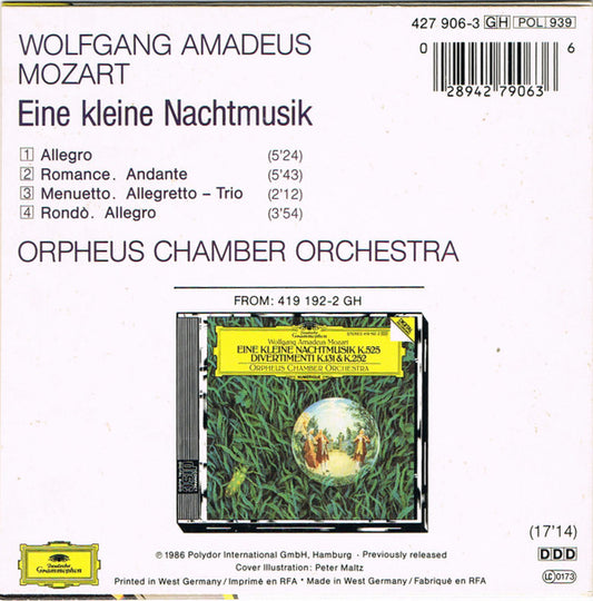 Wolfgang Amadeus Mozart, Orpheus Chamber Orchestra : Eine Kleine Nachtmusik (CD, Mini, Comp)