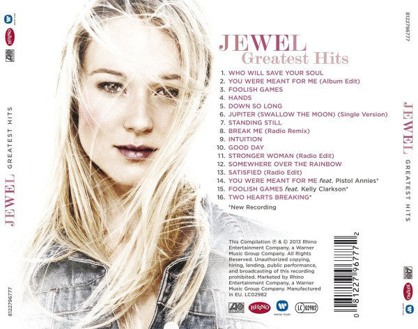 Jewel : Greatest Hits (CD, Comp)