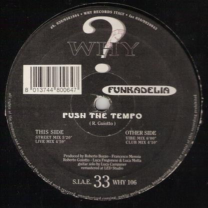 Funkadelia : Push The Tempo (12")