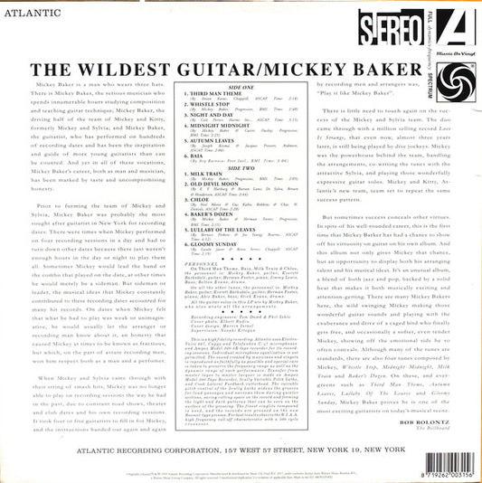 Mickey Baker : The Wildest Guitar (LP, Album, RE)