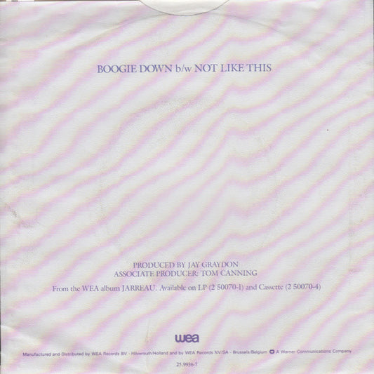 Al Jarreau : Boogie Down (7")