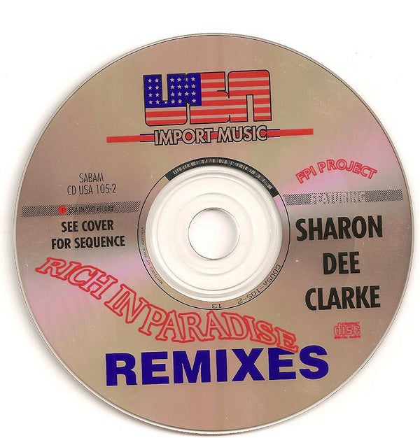 FPI Project Featuring Sharon Dee Clarke : Rich In Paradise (Remixes) (CD, Maxi)