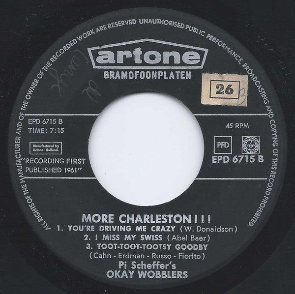 The Okay Wobblers : It's Charleston Time Again (7", Single)