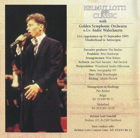 Helmut Lotti : Helmut Lotti Goes Classic (CD, Album)