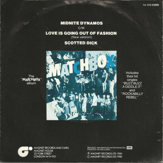 Matchbox (3) : Midnite Dynamos (7", Single)