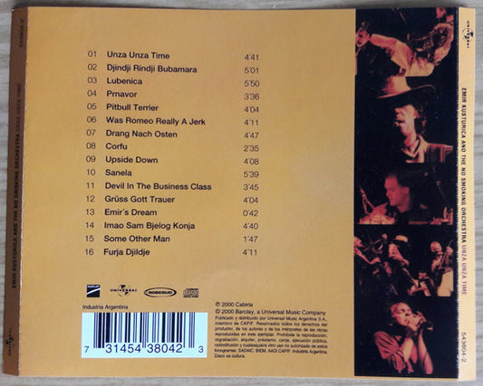 Emir Kusturica & The No Smoking Orchestra : Unza Unza Time (CD, Album)
