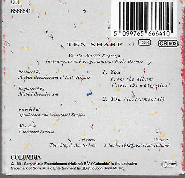 Ten Sharp : You (CD, Mini, Single, Car)