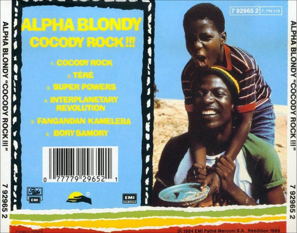 Alpha Blondy : Cocody Rock!!! (CD, Album, RE)