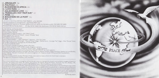 Alpha Blondy And The Wailers : Jerusalem (CD, Album, RE)