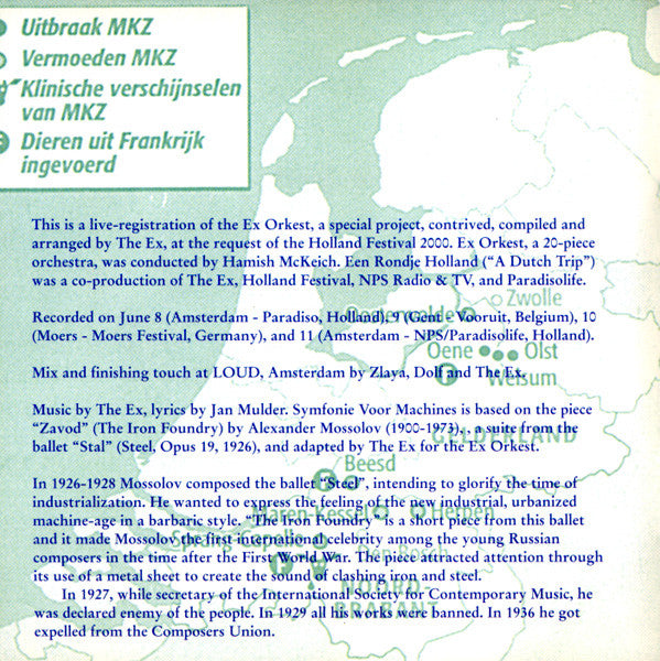 Ex Orkest : Een Rondje Holland (CD, Album)