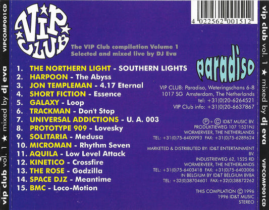 Eva : Vip Club (CD, Comp, Mixed)