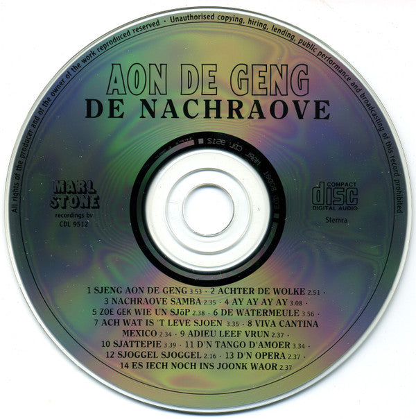 De Nachraove : Aon De Geng (CD, Comp)