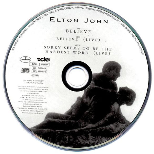 Elton John : Believe (CD, Maxi)