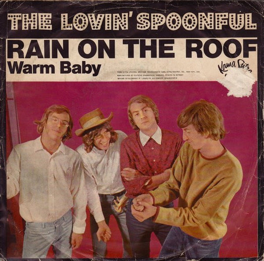 The Lovin' Spoonful : Rain On The Roof (7", Single, Mono)