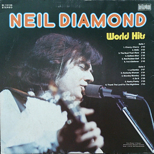 Neil Diamond : World Hits (LP, Comp)