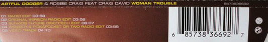Artful Dodger & Robbie Craig Featuring Craig David : Woman Trouble (CD, Maxi, Enh)