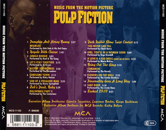 Various : Pulp Fiction (Music From The Motion Picture) (CD, Album, Comp)