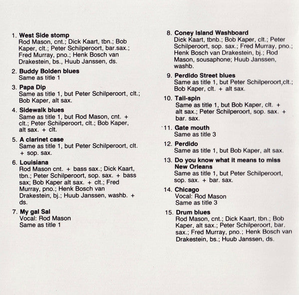 The Dutch Swing College Band : Digital Dutch (CD, Album, RE)