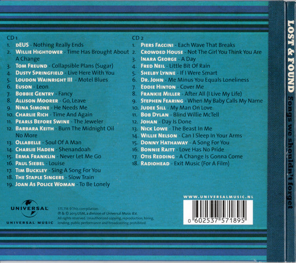 Various : Songs We Shouldn’t Forget Collected (Box, Comp + 2xCD, Comp + 2xCD, Comp + 2xCD, Comp +)