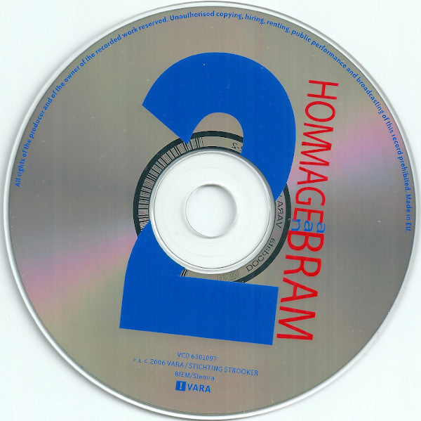 Various : Hommage Aan Bram (2xCD, Album)