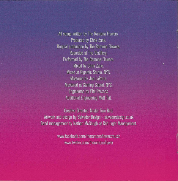 The Ramona Flowers : Part Time Spies (CD, Album)