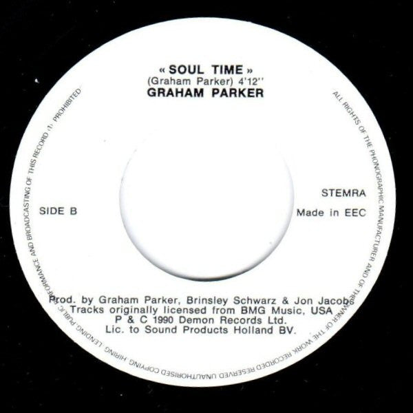 Graham Parker : Soul Time (7", Single)