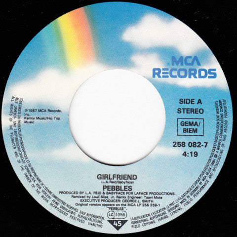 Pebbles : Girlfriend (7", Single)