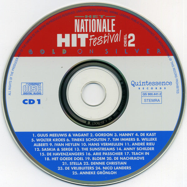 Various : Het Nationale Hit Festival Deel 2 (4xCD, Comp)