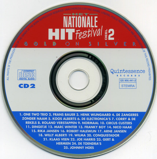 Various : Het Nationale Hit Festival Deel 2 (4xCD, Comp)
