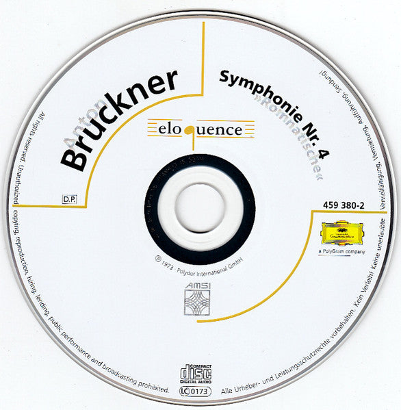 Anton Bruckner, Chicago Symphony Orchestra, Daniel Barenboim : Symphonie Nr. 4 »Romantische« (CD, Album, RE)