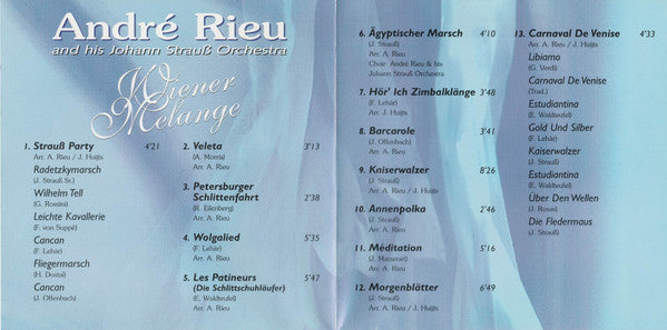 André Rieu : Wiener Melange (CD, Album)